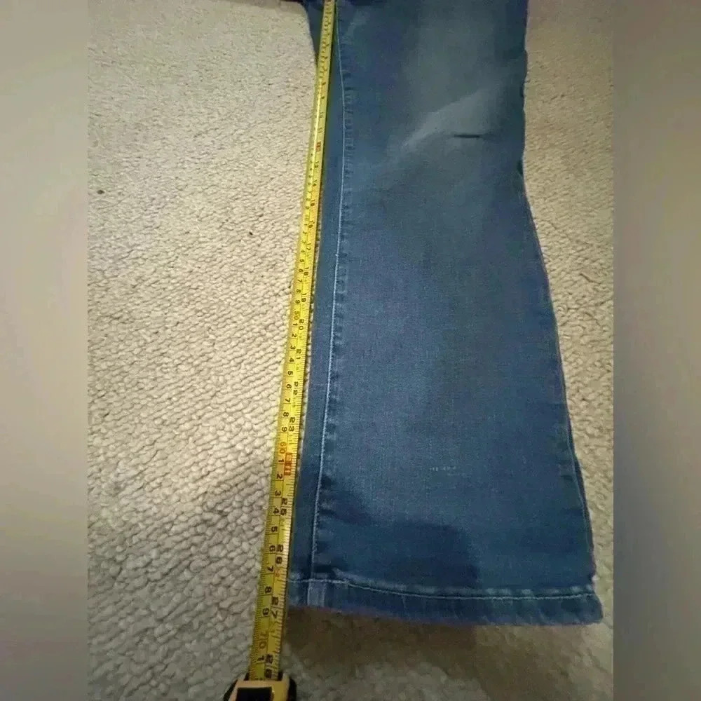 Paige Jimmy Jimmy Crop Jeans Womens Size 31 Distressed Vintage Venice - Picture 11 of 12